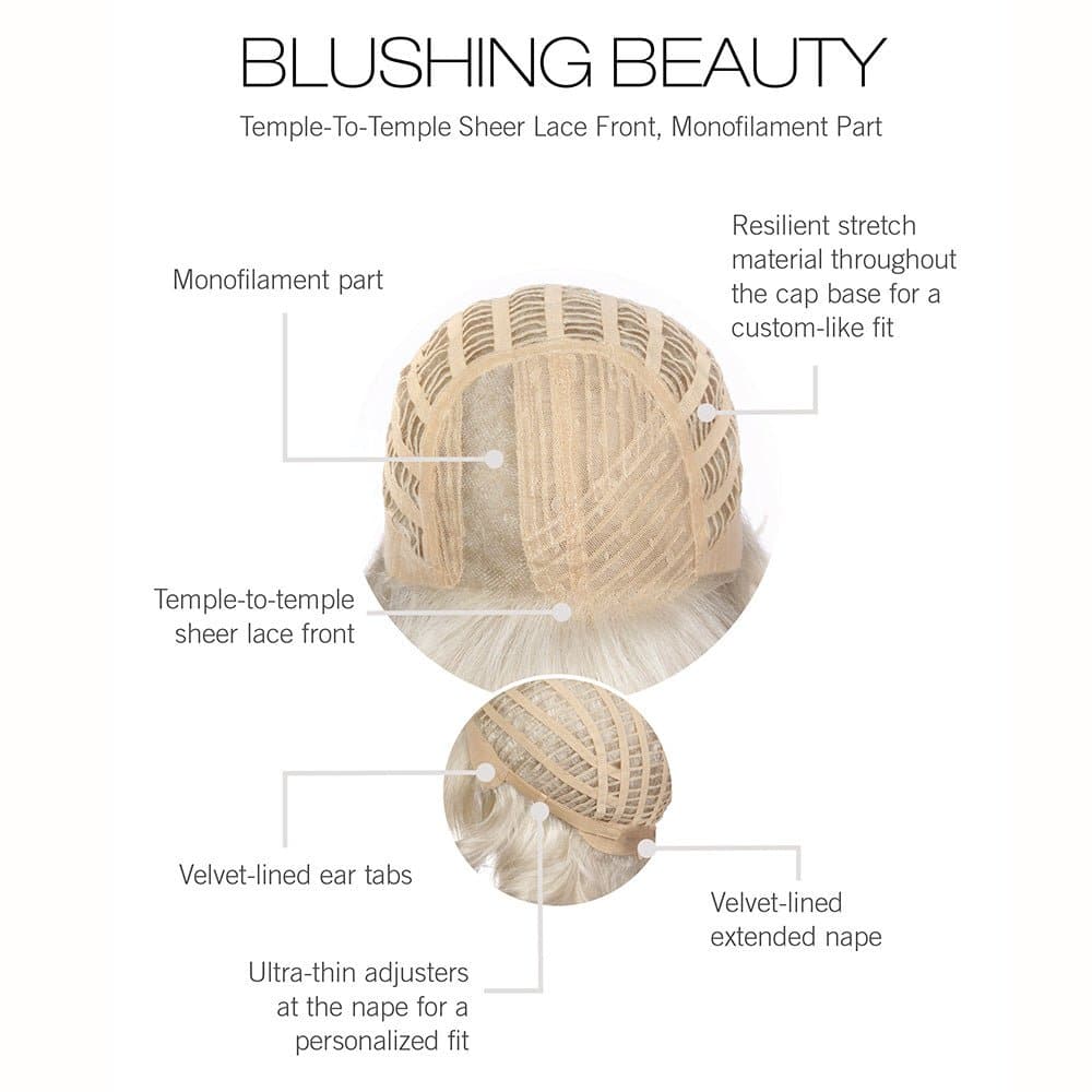Blushing Beauty | Synthetic Lace Front Wig (Mono Part) - Image 8