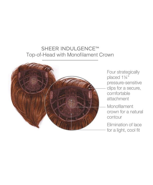 Faux Fringe | Synthetic Hair Topper (Mono Part) - Image 20