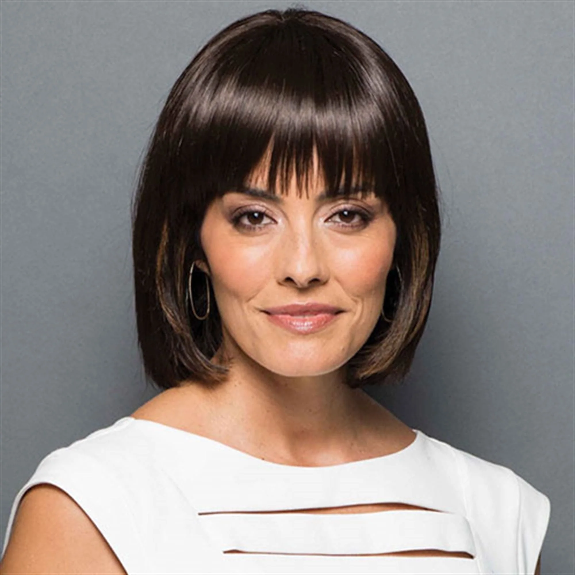 Faux Fringe | Synthetic Hair Topper (Mono Part) - Image 8