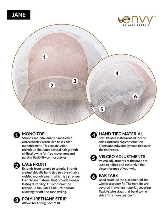 Jane | Synthetic Lace Front Wig (Hand Tied) - Image 8